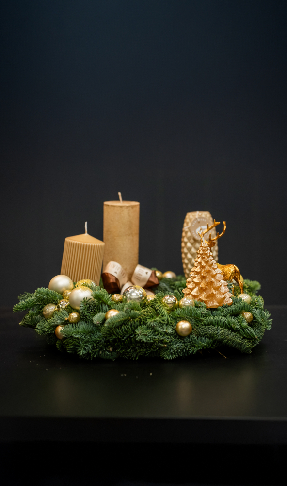 ADVENT WREATH GOLD