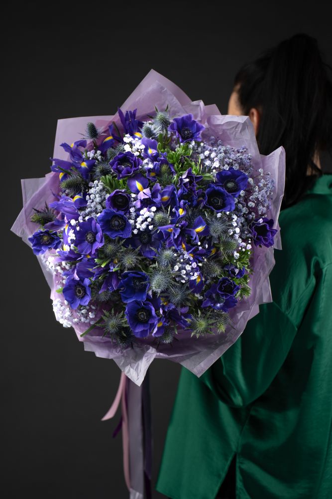 Ziedu pušķis ROYAL BLUE