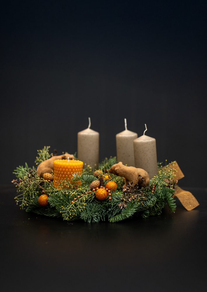 ADVENT WREATH ORANGE