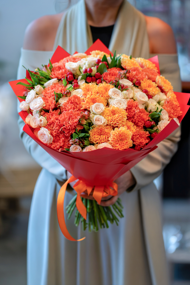 Осенняя коллекция цветов 2026 Orange Mood