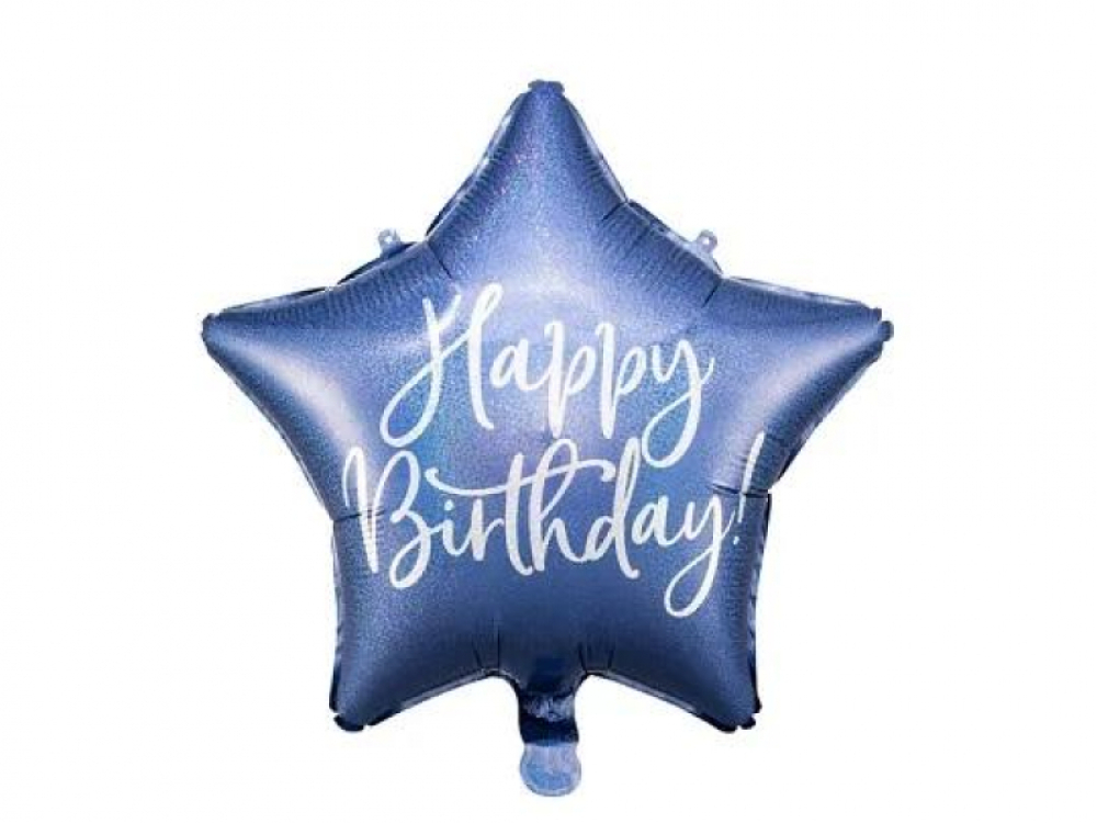 Гелиевые шары HAPPY BIRTHDAY BLUE