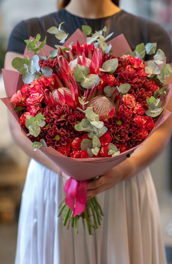 Осенняя коллекция цветов 2026 Wild Protea