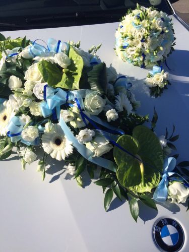 Wedding floristry WEDDING SET BABY BLUE