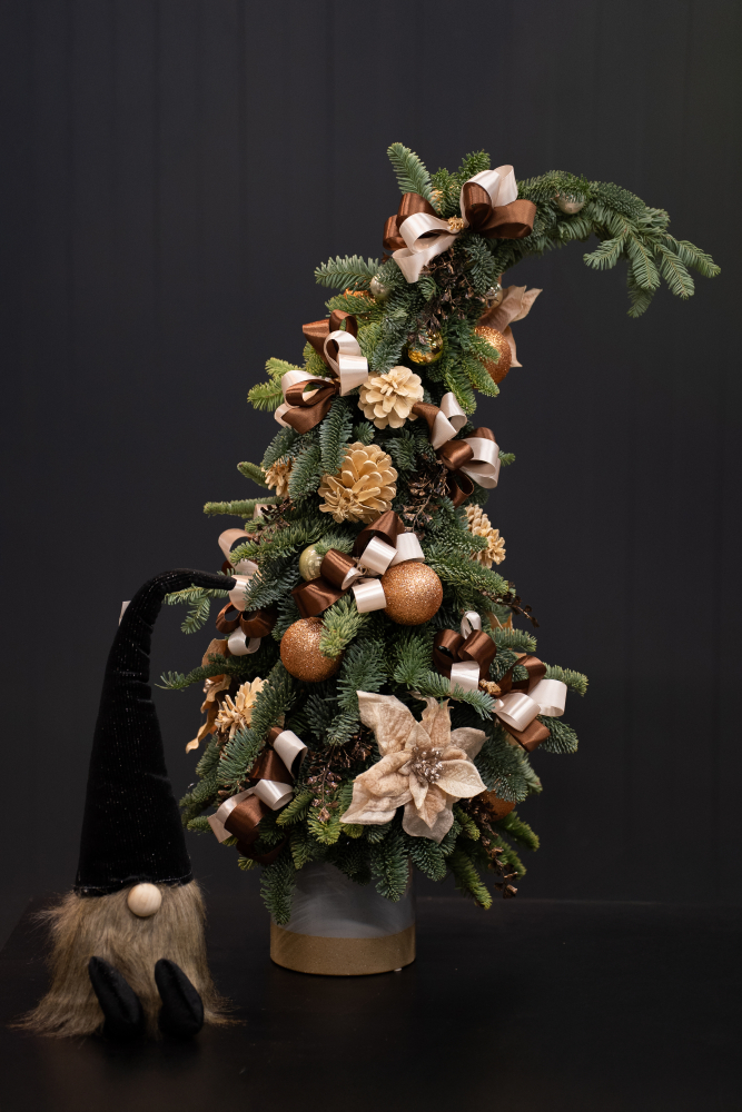 DECO CHRISTMAS TREE BROWN